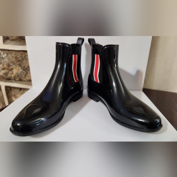 Ralph Lauren Rain Shoe (Ankle) Boot Blk 10B - Picture 6 of 10